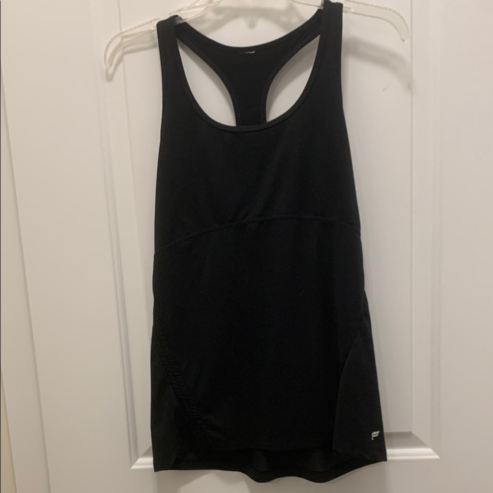 Fabletics Breathable black tank top M